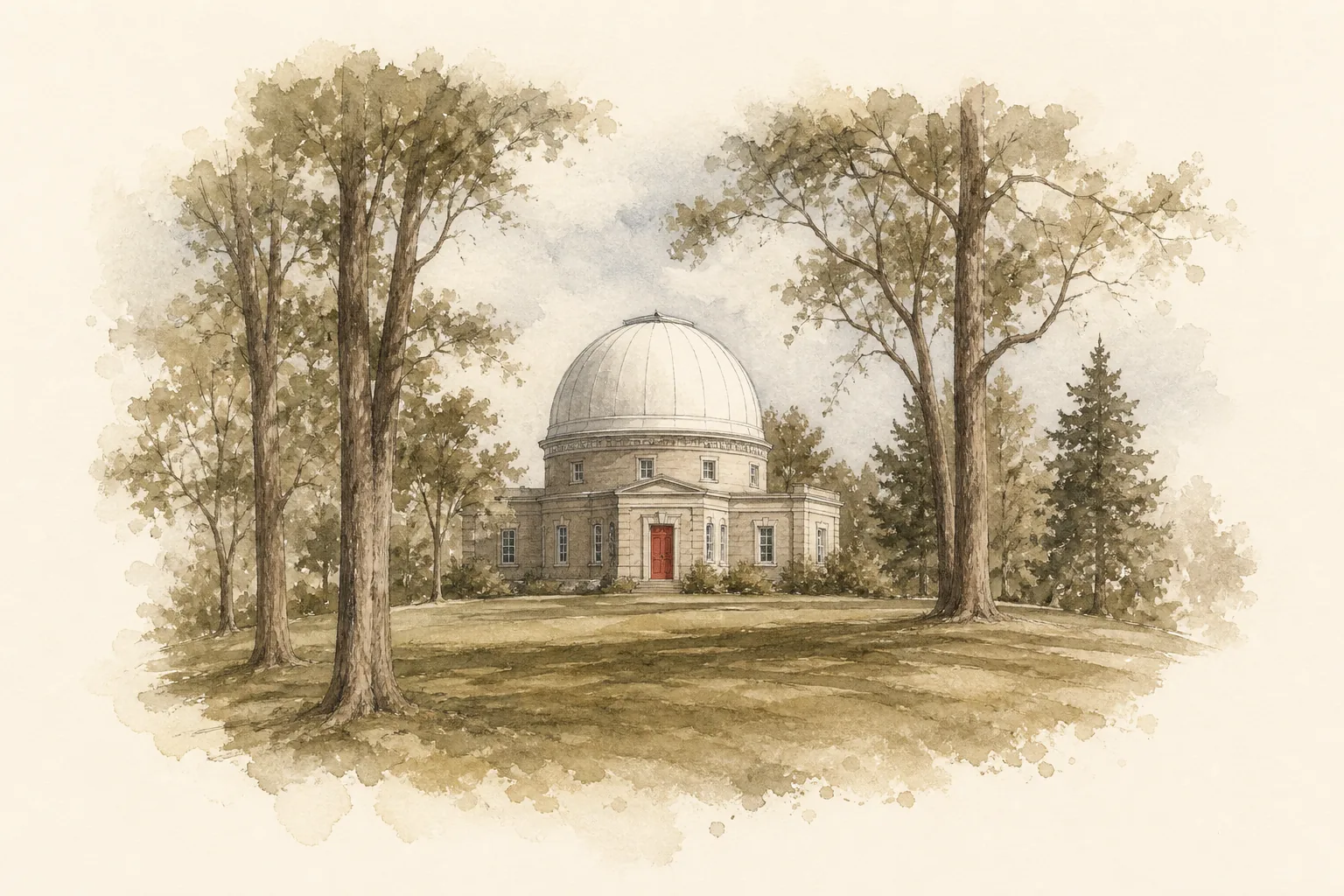 Richmond Hill - watercolor illustration